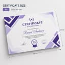 Certificates (A4, 300 GSM) view 3