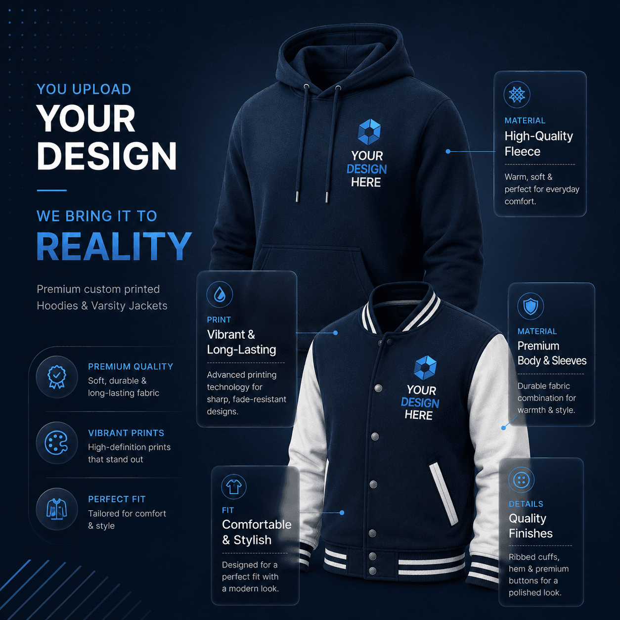 Custom Hoodies & Jackets