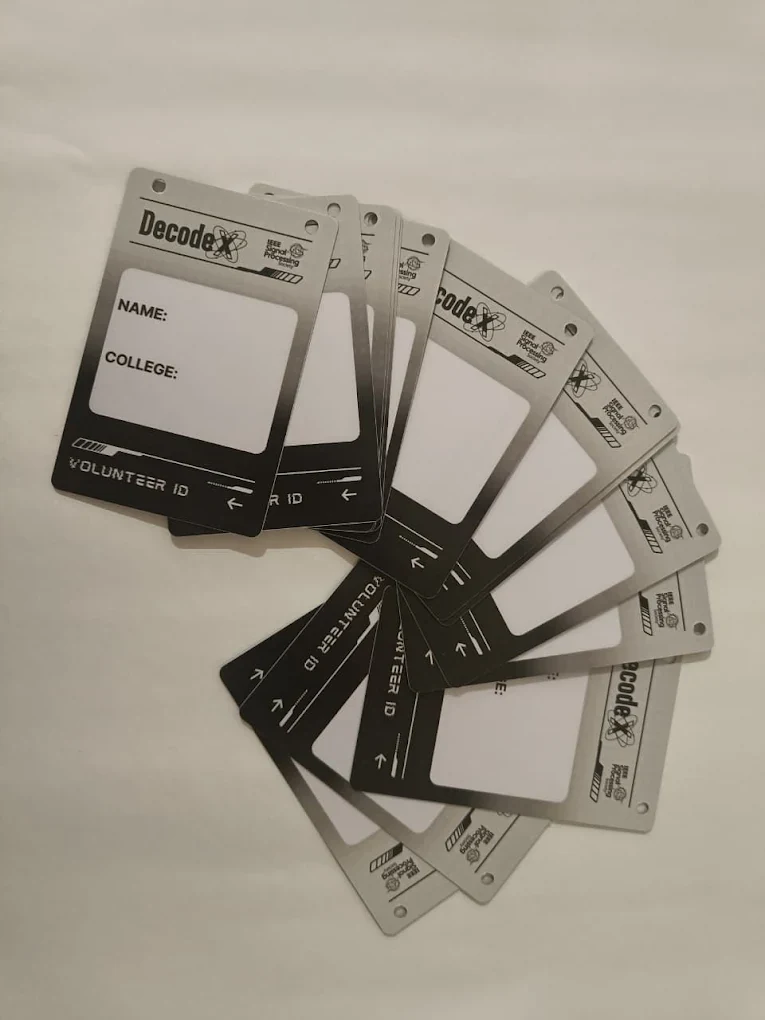 Custom printed cards