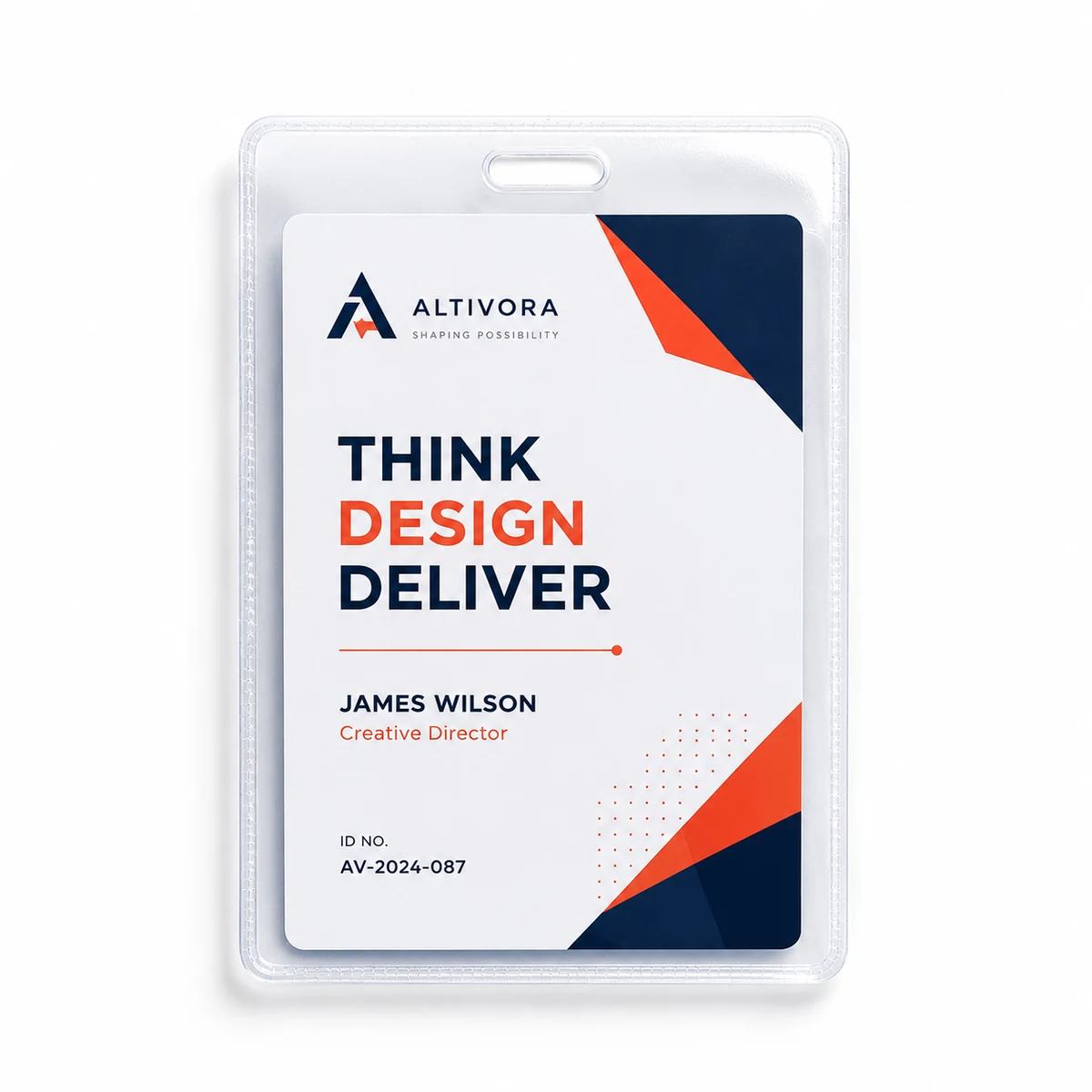 Paper ID Card (With Cover), corporate identity