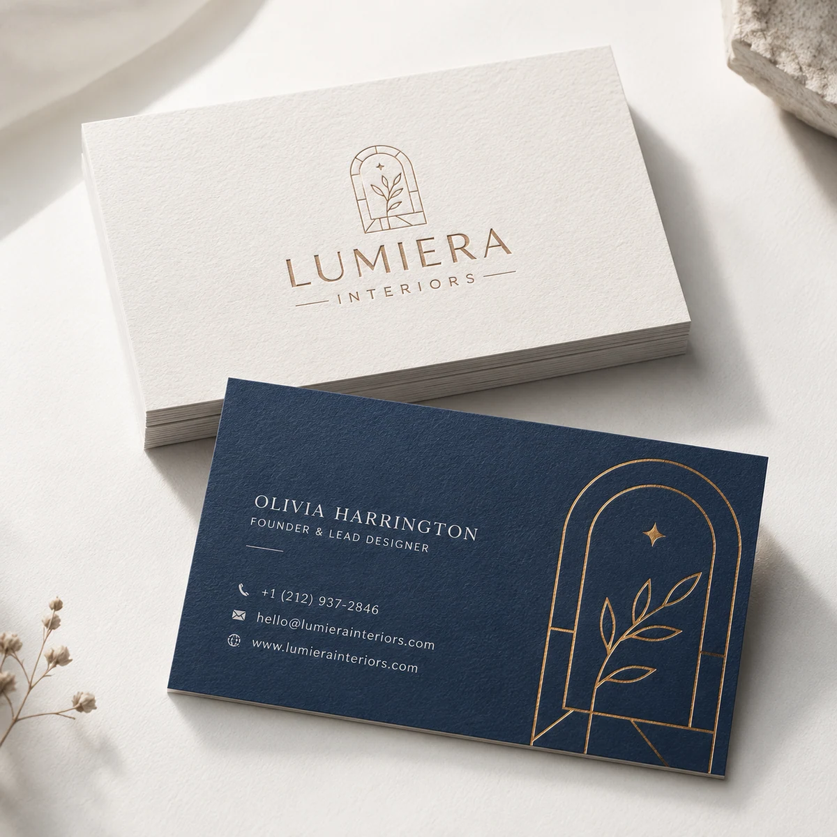 Textured Visiting Cards, business cards